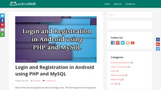 
                            11. Login and Registration in Android using PHP and MySQL ...