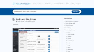 
                            8. Login and Site Access – ActiveMember360