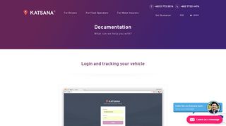 
                            2. Login and tracking your vehicle | Katsana.com