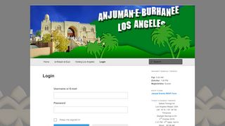 
                            3. Login | Anjuman-e-Burhanee, Los Angeles