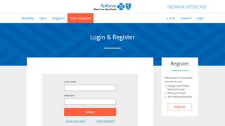 
                            10. Login | Anthem BlueCross BlueShield Indiana Medicaid