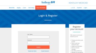 
                            1. Login | Anthem BlueCross BlueShield Kentucky Medicaid