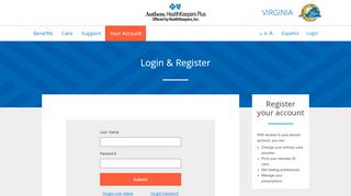 
                            1. Login | Anthem HealthKeepers Plus Virginia Medicaid