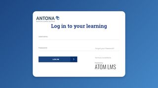 
                            9. Login - antona.atomlms.co.uk