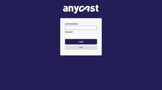 
                            3. Login • Anycast