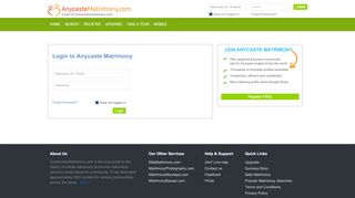 
                            2. Login - anycasteMatrimony anycaste Matrimony