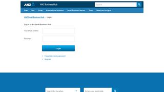 
                            4. Login - ANZ Small Business Hub