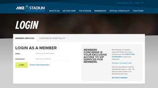 
                            10. Login - ANZ Stadium