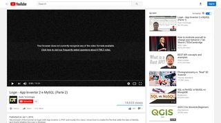 
                            1. Login - App Inventor 2 e MySQL (Parte 2) - YouTube