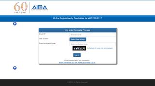 
                            6. Login | Apply for MAT - Admin Login Aima Enquiry Report