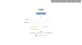 
                            2. Login - Appointman