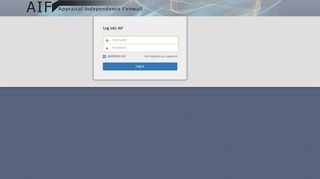 
                            7. Login - Appraisal Independence Firewall