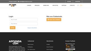 
                            3. Login - Aprenda Com