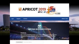 
                            3. Login | Apricot 2019