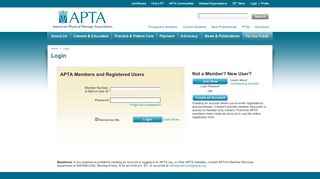 
                            1. Login - APTA