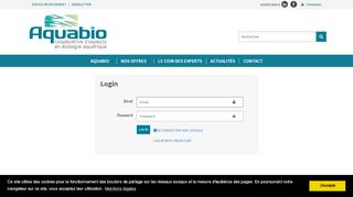 
                            6. Login | Aquabio