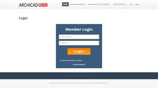 
                            1. Login | ARCHICAD USER