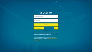 
                            2. Login - Arcserve Support