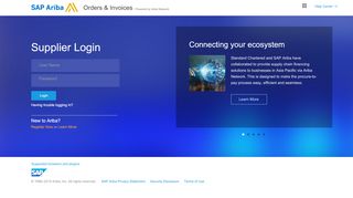 
                            2. Login - Ariba Network