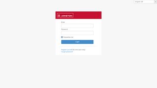 
                            2. LOGIN - Ariston Net