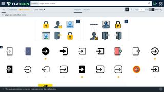 
                            3. Login arrow button icons - flaticon.com