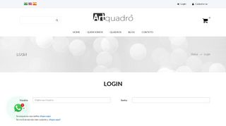 
                            11. Login | Art Quadro