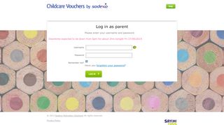 
                            3. Login as a Parent - Log In - Childcare by Sodexo