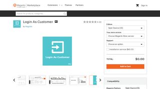 
                            2. Login As Customer - Magento Marketplace