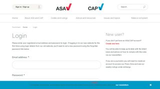 
                            5. Login - ASA | CAP