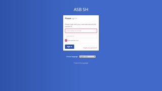 
                            3. Login - ASB SH