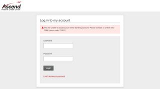 
                            2. Login - Ascend Federal Credit Union