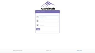 
                            4. Login - Ascend Math