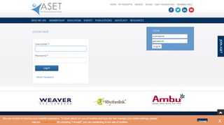 
                            9. Login - ASET - The Neurodiagnostic Society