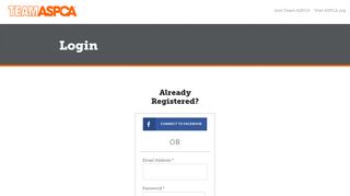 
                            3. Login | ASPCA