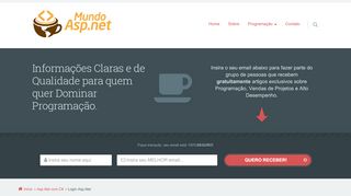 
                            3. Login Asp.Net | Mundo Asp.Net | Dicas e Tutoriais de C# e ...