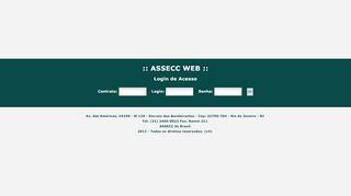 
                            3. Login ASSECC WEB Versão 2.0 - assecc.com.br