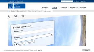 
                            4. Login Assistance – Leibniz Universität Hannover