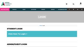 
                            9. Login - Aston Students' Union