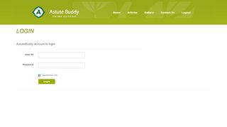 
                            8. LOGIN - AstuteBuddy