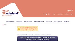 
                            5. Login @ University of Sunderland Students' Union