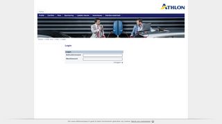 
                            4. Login - Athlon Car Lease