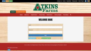 
                            8. Login - Atkins Farms