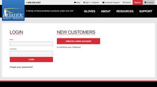 
                            5. Login - Atlantic Safety Products