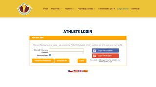 
                            4. Login atleta | Běh Pístovickou Riviérou