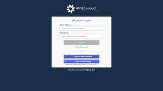 
                            4. Login - AtoZ Connect