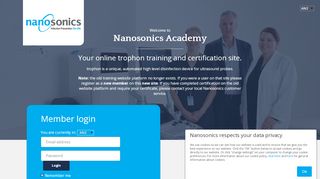 
                            7. Login | AU Nanosonics Academy