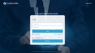 
                            3. Login | AudioCodes Partner Portal | AudioCodes