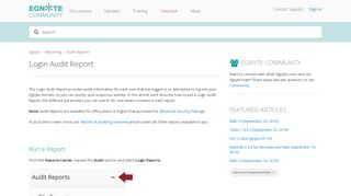 
                            1. Login Audit Report – Egnyte