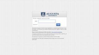 
                            3. Login - Augusta University