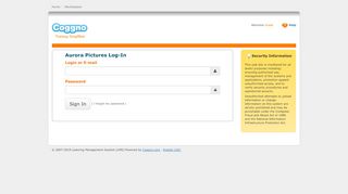 
                            2. Login - Aurora Pictures - Coggno